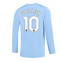Koszulka piłkarska Manchester City Jack Grealish #10 Strój Domowy 2023-24 tanio Długi Rękaw